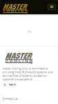 Mobile Screenshot of mastercooling.com